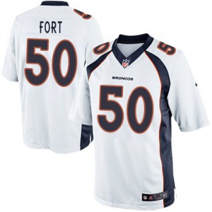 Jeunesse Nike Denver Broncos # 50 L.J. Fort Élite blanc NFL Maillot Magasin
