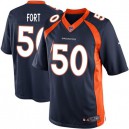 Youth Nike Denver Broncos &50 L.J. Fort Elite Navy Blue Alternate NFL Jersey