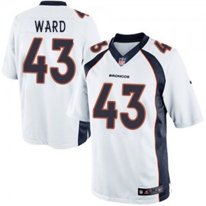 Jeunesse Nike Denver Broncos # 43 T.J. Ward Élite blanc NFL Maillot Magasin