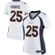 Women Nike Denver Broncos &25 Chris Harris Elite White NFL Jersey