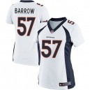 Women Nike Denver Broncos &57 Lamin Barrow Elite White NFL Jersey