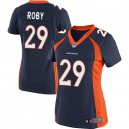 Women Nike Denver Broncos &29 Bradley Roby Elite Navy Blue Alternate NFL Jersey