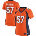 Women Nike Denver Broncos &57 Lamin Barrow Elite Orange Team Color NFL Jersey
