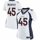 Women Nike Denver Broncos &45 Jerome Murphy Elite White NFL Jersey