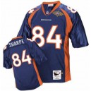 Mitchell And Ness Denver Broncos &84 Shannon Sharpe Navy Blue Super Bowl Authentic Throwback NFL Jersey