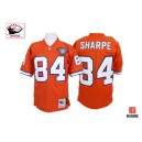 Mitchell And Ness Denver Broncos &84 Shannon Sharpe Orange Authentic Throwback NFL Jersey