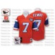 Mitchell And Ness Denver Broncos &7 John Elway Orange With 75TH Patch Authentic Throwback NFL Jersey