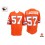 Mitchell et Ness Denver Broncos # 57 Tom Jackson Orange Throwback authentiques NFL maillot