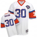 Mitchell And Ness Denver Broncos &30 Terrell Davis White Authentic Throwback NFL Jersey
