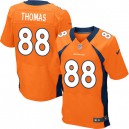 Men Nike Denver Broncos &88 Demaryius Thomas Elite Orange Team Color NFL Jersey