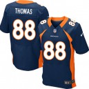 Men Nike Denver Broncos &88 Demaryius Thomas Elite Navy Blue Alternate NFL Jersey