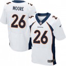 Men Nike Denver Broncos &26 Rahim Moore Elite White NFL Jersey