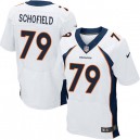 Men Nike Denver Broncos &79 Michael Schofield Elite White NFL Jersey