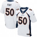 Men Nike Denver Broncos &50 L.J. Fort Elite White NFL Jersey