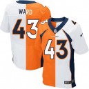 Men Nike Denver Broncos &43 T.J. Ward Elite Team/Road Two Tone NFL Jersey