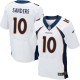 Men Nike Denver Broncos &10 Emmanuel Sanders Elite White NFL Jersey