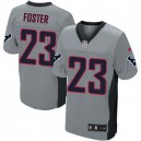 Men Nike Houston Texans &23 Arian Foster Elite Grey Shadow NFL Jersey