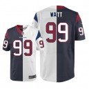 Men Nike Houston Texans &99 J.J. Watt Elite Team/Road Two Tone NFL Jersey