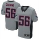 Men Nike Houston Texans &56 Brian Cushing Elite Grey Shadow NFL Jersey