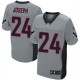 Hommes Nike Houston Texans # 24 Johnathan Joseph élite gris ombre NFL Maillot Magasin