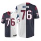 Men Nike Houston Texans &76 Duane Brown Elite Team/Road Two Tone NFL Jersey