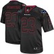 Men Nike Houston Texans &23 Arian Foster Elite Lights Out Black NFL Jersey