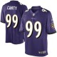 Youth Nike Baltimore Ravens &99 Chris Canty Elite Purple Team Color NFL Jersey