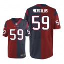 Men Nike Houston Texans &59 Whitney Mercilus Elite Team/Alternate Two Tone NFL Jersey