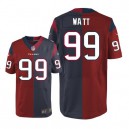 Men Nike Houston Texans &99 J.J. Watt Elite Team/Alternate Two Tone NFL Jersey