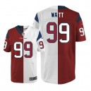 Men Nike Houston Texans &99 J.J. Watt Elite Road/Alternate Two Tone NFL Jersey