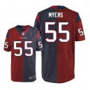 Men Nike Houston Texans &55 Chris Myers Elite Team/Alternate Two Tone NFL Jersey