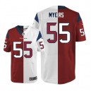 Men Nike Houston Texans &55 Chris Myers Elite Road/Alternate Two Tone NFL Jersey