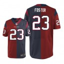 Men Nike Houston Texans &23 Arian Foster Elite Team/Alternate Two Tone NFL Jersey