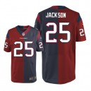 Men Nike Houston Texans &25 Kareem Jackson Elite Team/Alternate Two Tone NFL Jersey