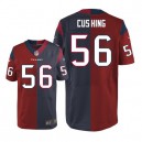 Men Nike Houston Texans &56 Brian Cushing Elite Team/Alternate Two Tone NFL Jersey