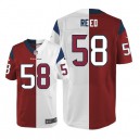 Men Nike Houston Texans &58 Brooks Reed Elite Road/Alternate Two Tone NFL Jersey
