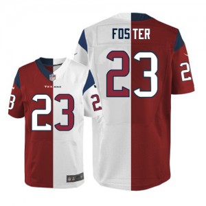 Hommes Nike Houston Texans # 23 Arian favorisent Élite Road/remplaçant deux tonnes NFL Maillot Magasin