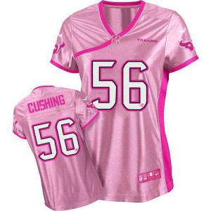 Nike Houston Texans # Brian Cushing 56 Élite femmes rose être Luv avait NFL maillot