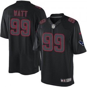 Hommes Nike Houston Texans # 99 Watt J.J. élite noir incidence NFL Maillot Magasin