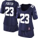 Women Nike Houston Texans &23 Arian Foster Elite Navy Blue Breast Cancer Awareness NFL Jersey