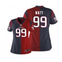 Women Nike Houston Texans &99 J.J. Watt Elite Alternate/Team Two Tone NFL Jersey