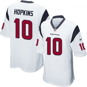 Jeunesse Nike Houston Texans # 10 DeAndre Hopkins Élite blanc NFL Maillot Magasin