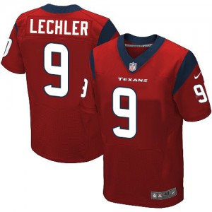 Hommes Nike Houston Texans # 9 Shane Lechler Élite rouge alternent NFL Maillot Magasin