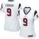 Women Nike Houston Texans &9 Shane Lechler Elite White NFL Jersey