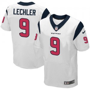 Hommes Nike Houston Texans # 9 Shane Lechler Élite blanc NFL Maillot Magasin