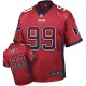 Men Nike Houston Texans &99 J.J. Watt Elite Red Drift Fashion NFL Jersey