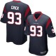 Youth Nike Houston Texans &93 Jared Crick Elite Navy Blue Team Color NFL Jersey