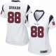 Women Nike Houston Texans &88 Garrett Graham Elite White NFL Jersey