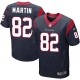 Men Nike Houston Texans &82 Keshawn Martin Elite Navy Blue Team Color NFL Jersey