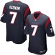 Youth Nike Houston Texans &7 Case Keenum Elite Navy Blue Team Color NFL Jersey